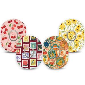 ExpressionMed Sweet Stickers Dexcom G7 and Dexcom Stelo Glucose Biosensor System, tape and sticker  Fun stamp and fruit stickers Decorative Decal for CGM