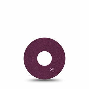 ExpressionMed Wine Red Freestyle Libre 3 and Libre 3 Plus Tape, Single Tape Color Sample Inspired, Adhesive Tape Continuous Glucose Monitor Design