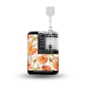 ExpressionMed Peachy Blooms Tandem Mobi Sticker Single Sticker Only Delicate Petals Vinyl Decoration Pump Design