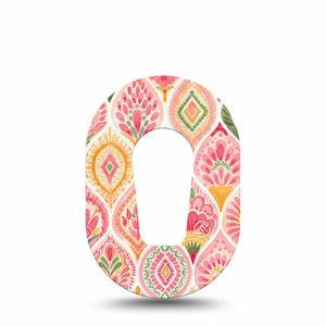 ExpressionMed Blush Dexcom G6 Mini, Single Tape minimal pink aesthetic Adhesive Tape for CGM