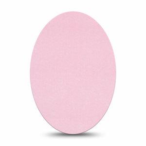 ExpressionMed Baby Pink Medtronic Guardian Enlite Universal Oval, Single Tape Color Sample Inspired, Plaster CGM Design