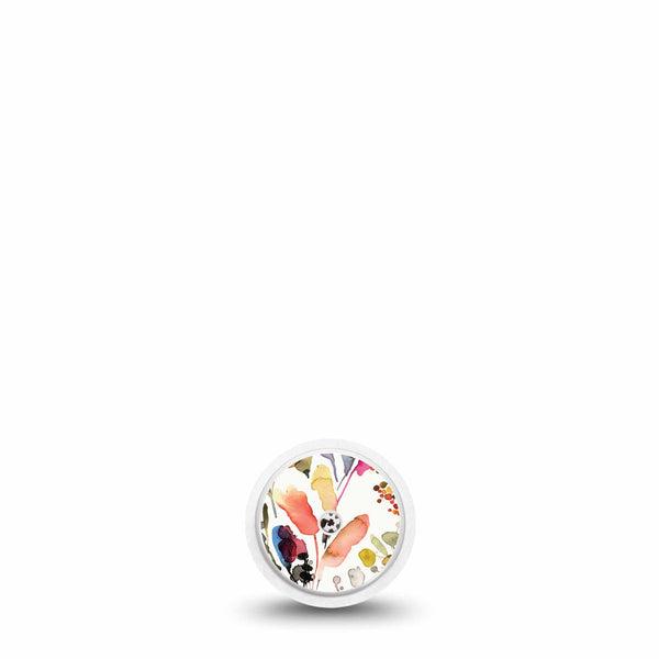 ExpressionMed Delicate Grasses Freestyle Libre Sticker, Abbott Lingo, Single Sticker Only Intricate Grass Artwork Vinyl Graphics Continuous Glucose Monitor Design