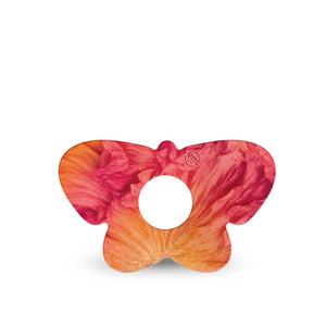 ExpressionMed Ruffles Freestyle Libre 3 and Libre 3 Plus Butterfly, Single Tape Ruffle floral inspired Waterproof Adhesive Tape for CGM