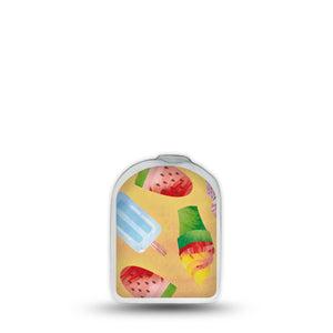 ExpressionMed Popsicle Stand Omnipod Surface Center Sticker Single Sticker Ice Cream Themed Vinyl Decoration Pump Design