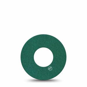 ExpressionMed Forest Green Freestyle Libre and Libre 2 Plus Tape, Abbott Lingo, Single Tape Deep Shade Of Green, Fixing Ring Tape Continuous Glucose Monitor Design