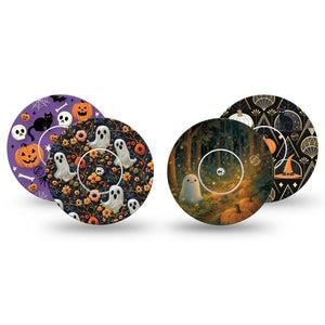 ExpressionMed Halloween Forest Freestyle Libre, Libre 2 Plus, and Abbott Lingo, tape and sticker  autumn ghost aesthetic Adhesive Tape for CGM