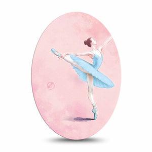 ExpressionMed Ballerina Medtronic Guardian Enlite Universal Oval Single Ballerina Tutu Plaster Continuous Glucose Monitor Design