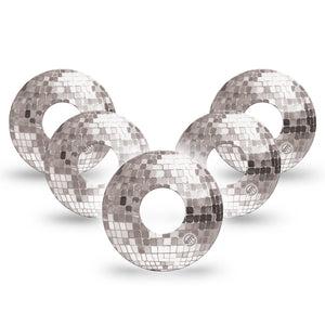 ExpressionMed Mirror Ball Infusion Set, 10-Pack Light reflective inspired print Accessories For Pump