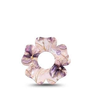ExpressionMed Pink Pearls Infusion Flower, 5-Pack Shimmer like flowers Best Covers For Insulin Pump