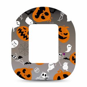 ExpressionMed Halloweeny Tandem Mobi Single Tape Scary motifs Pump Adhesive