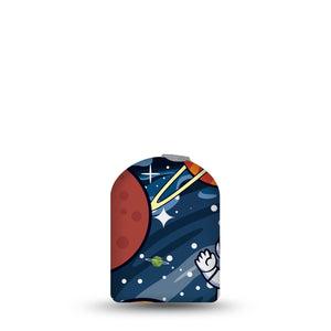 ExpressionMed Astronaut Pod Full Wrap Sticker Pod Full Wrap Sticker Single Sticker Large Astronaut Guy surrounded by Planets Decorative Decal Pump design