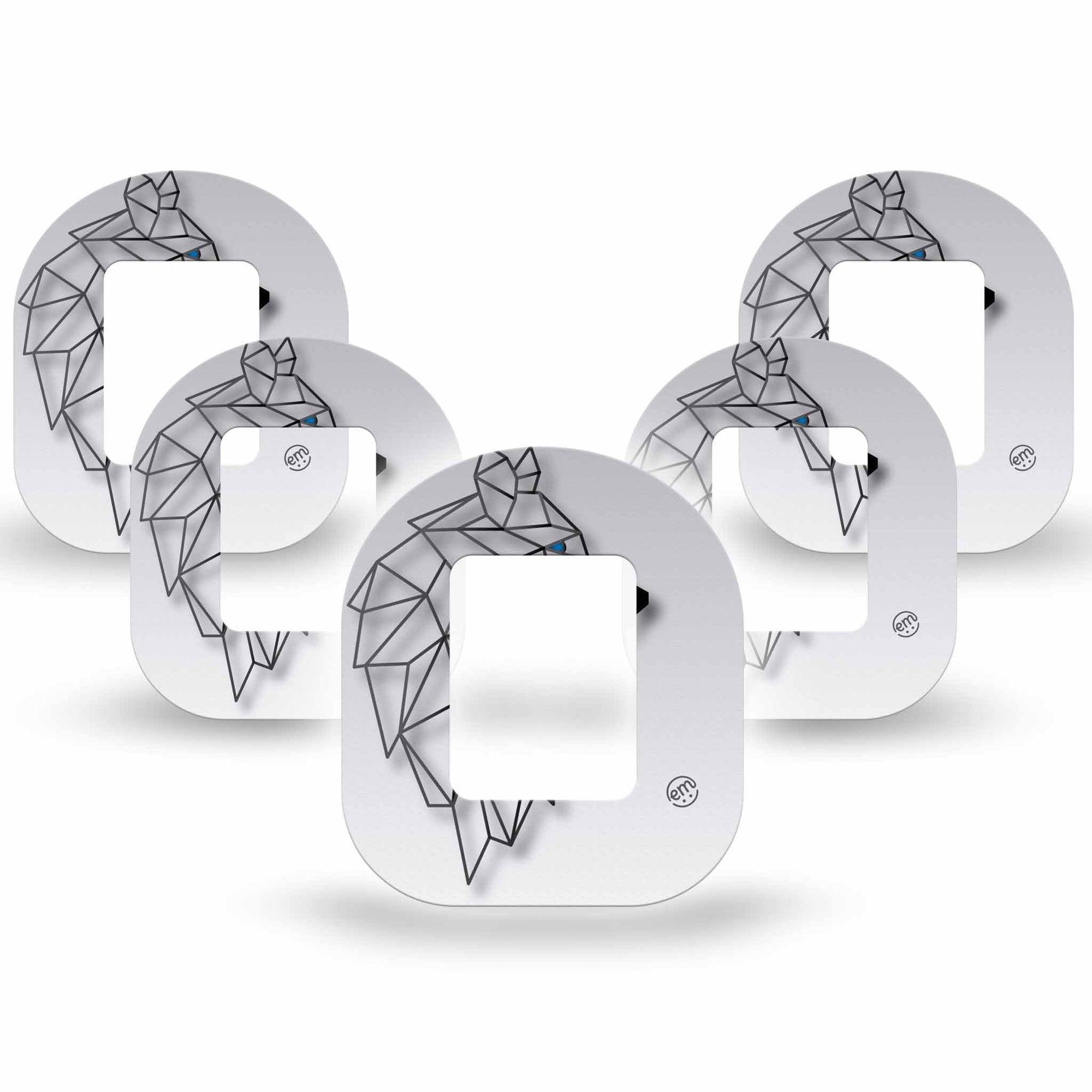 ExpressionMed Iron Wolf Tandem Mobi 5-Pack Wolf head outline Pump Overlay Design