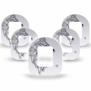 ExpressionMed Iron Wolf Tandem Mobi 5-Pack Wolf head outline Pump Overlay Design