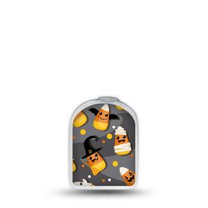 ExpressionMed Candy Corn Omnipod Surface Center Sticker Single Sticker Halloween Treat Vinyl Decoration Pump Design