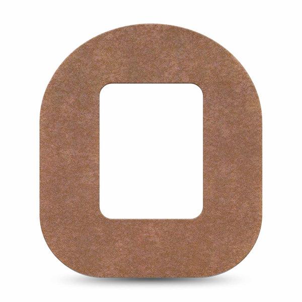 ExpressionMed Caramel Tandem Mobi Single Tape Medium brown skin tone inspired Pump Plaster Design
