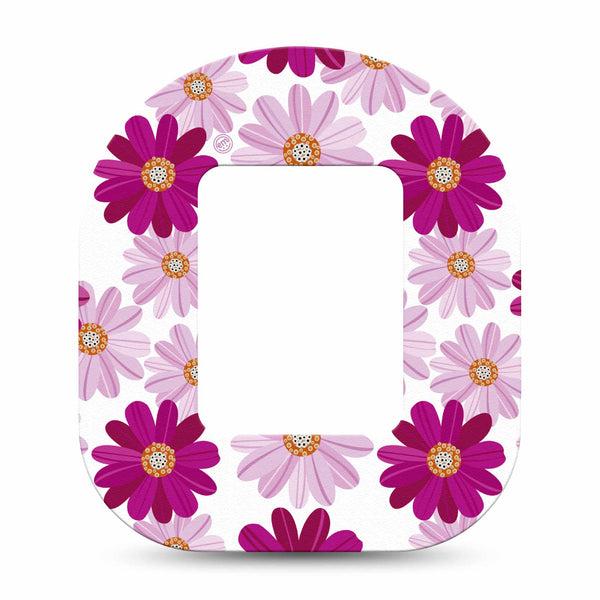 ExpressionMed Brilliant Daisies Tandem Mobi Tape Single Tape Radiant Blossoms Adhesive Tape Pump Design