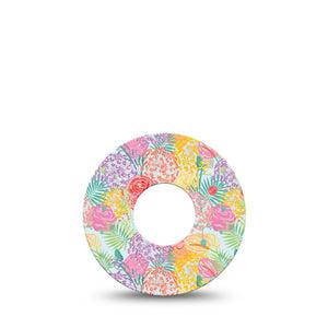 ExpressionMed Spring Flowers Infusion Set, 5-Pack Intricate florals Decorative Patch For Insulin Pump
