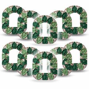 ExpressionMed Knit Monstera Omnipod, 10-Pack Knitted bloom Sensor Decoration For Insulin Pump