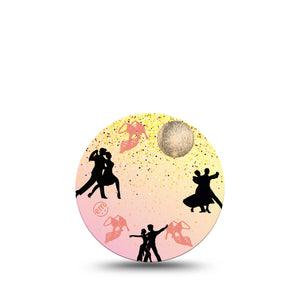 ExpressionMed Ballroom Dancing Freestyle Libre 3 Overpatch Single disco ball ballroom Adhesive Patch CGM Design