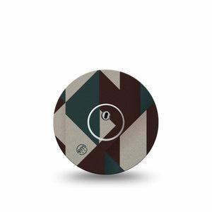ExpressionMed Timberline  Freestyle Libre 3 and Libre 3 Plus, Single Tape and Single Sticker Nature inspired Accessories for Continuous Glucose Monitor