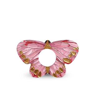 ExpressionMed Pink Paint Butterfly Infusion Butterfly, 5-Pack soft pink aesthetic Vinyl Decoration For Insulin Pump