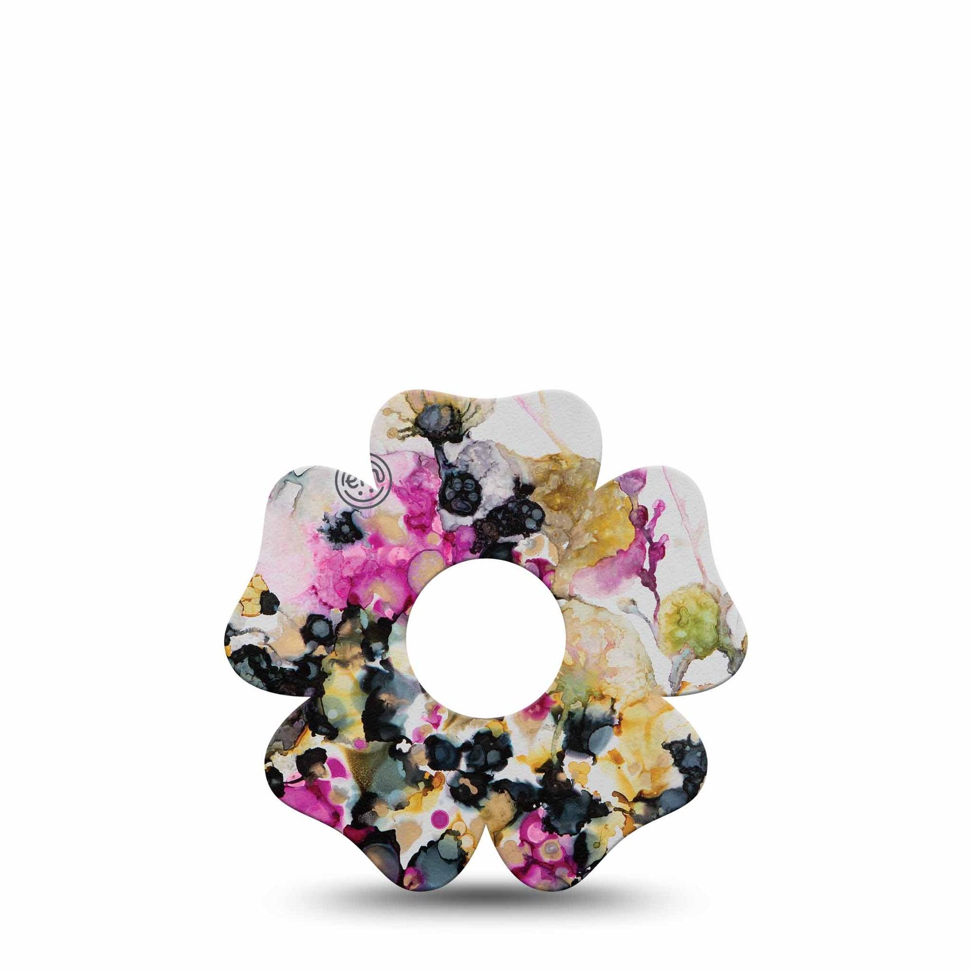 ExpressionMed Wild Blossoms Freestyle Libre 3 Flower Shape Tape Single Untamed Flowers  CGM Design