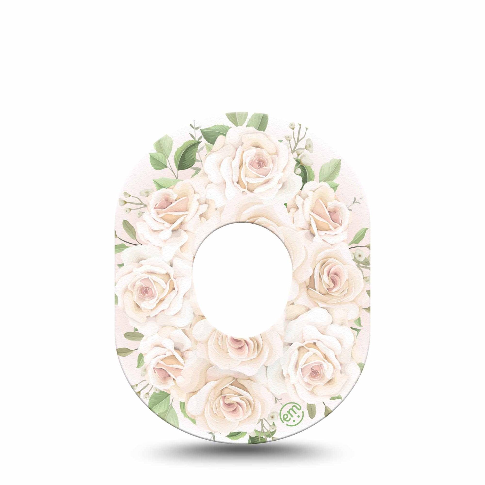 ExpressionMed Wedding Bouquet Dexcom G7 Tape, Single, Floral Arrangement Inspired, CGM Overlay Patch Design