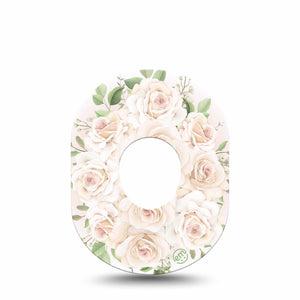 ExpressionMed Wedding Bouquet Dexcom G7 Tape, Single, Floral Arrangement Inspired, CGM Overlay Patch Design