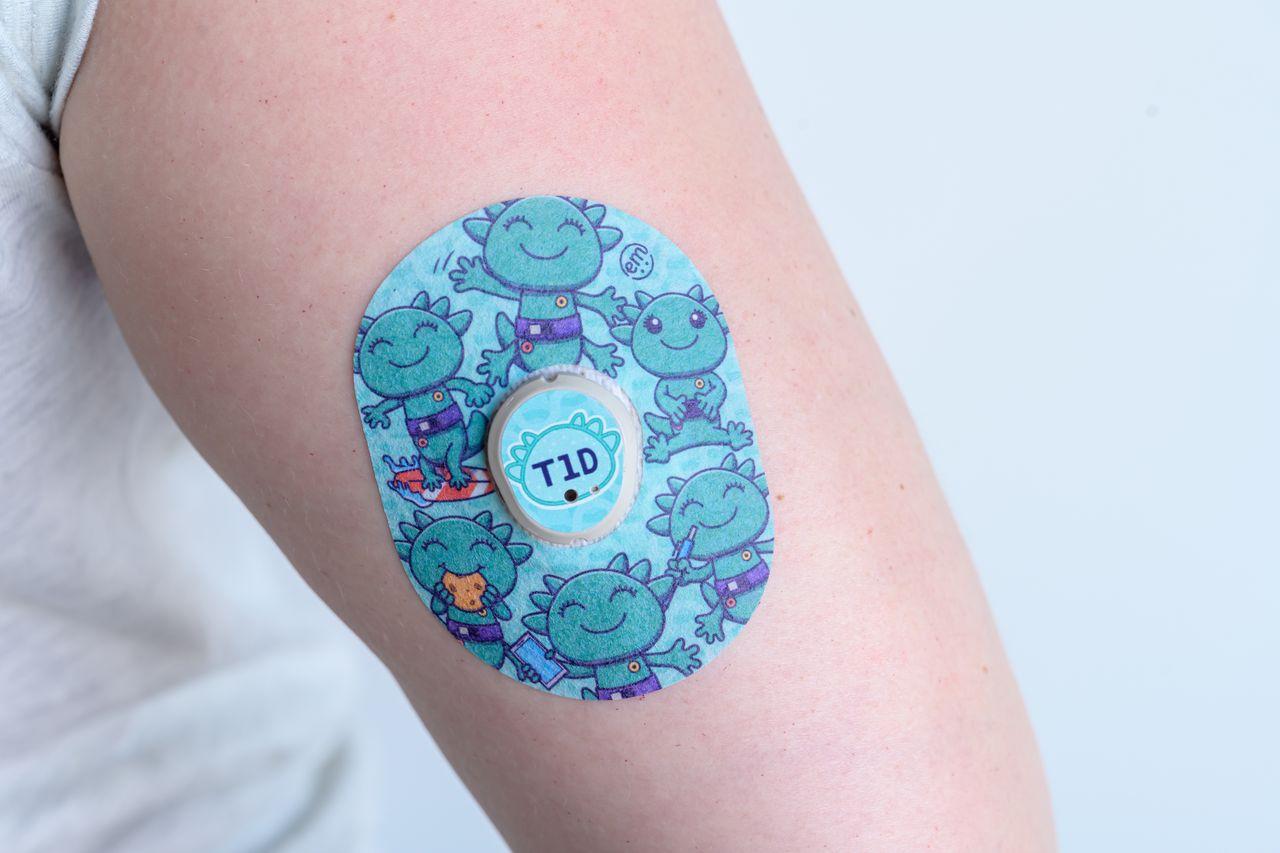 ExpressionMed Best Buddies Variety Pack Dexcom G7 Tape, Arm Wearing Betes Themed CGM Adhesive Patch Design