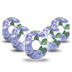 ExpressionMed Lavender Flowers Dexcom G7 and Stelo Tape, 5-Pack Tape, Floral Painting Inspired, CGM Plaster Patch Design, Dexcom Stelo Glucose Biosensor System