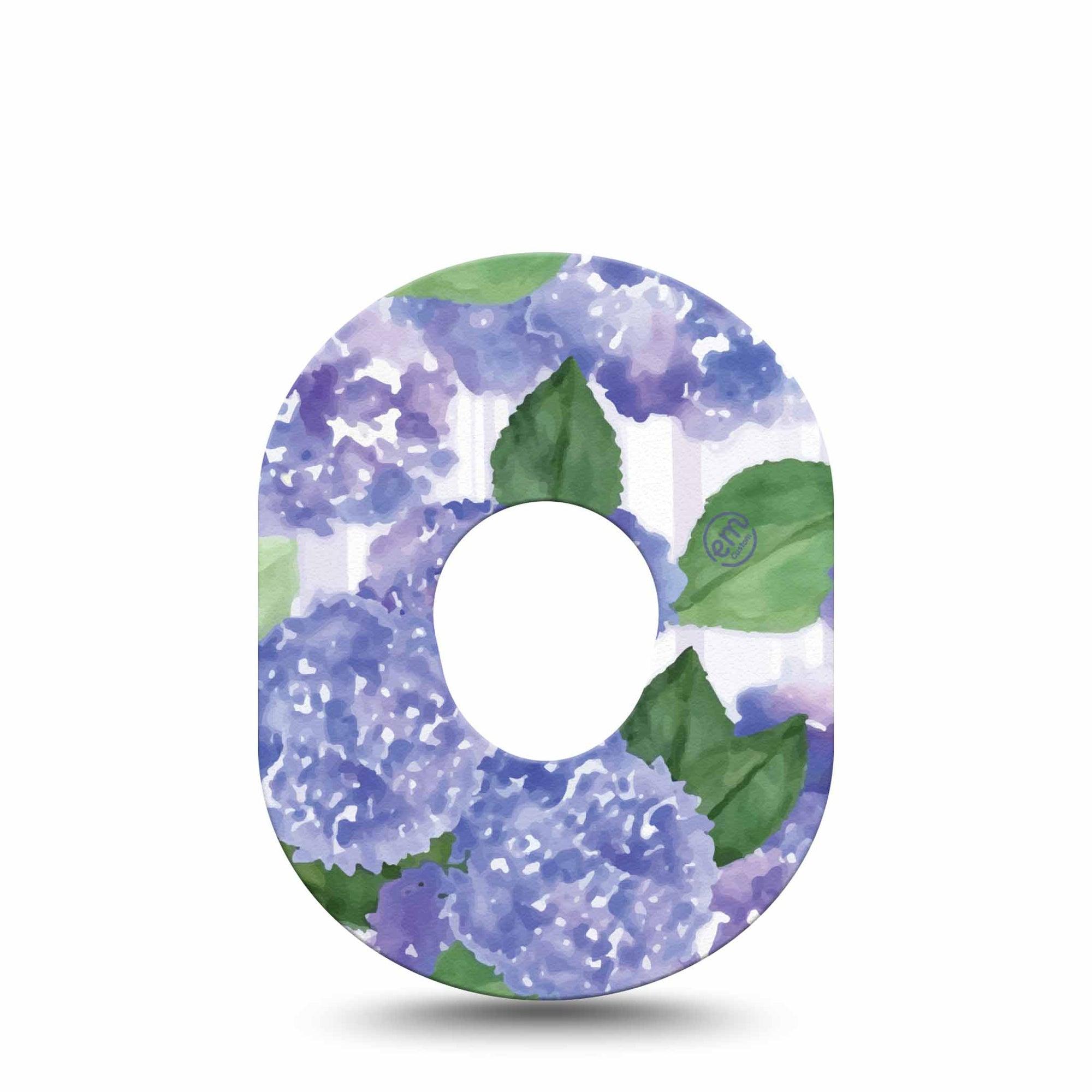 ExpressionMed Lavender Flowers Dexcom G7 and Stelo Tape, Single Tape, Watercolored Floral Inspired, CGM Adhesive Patch Design, Dexcom Stelo Glucose Biosensor System