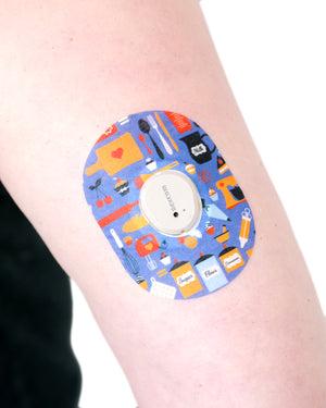 Baking Dexcom G7 Tape in use on arm