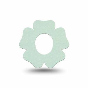 ExpressionMed Mint Green Dexcom G7 Flower Shape Tape, Dexcom Stelo Glucose Biosensor System, Single Tape Color Sample Inspired, Plaster CGM Design