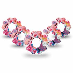 ExpressionMed Branching Out Dexcom G7 Flower Shape 5-Pack Outward Ventures Patch CGM Design, Dexcom Stelo Glucose Biosensor System