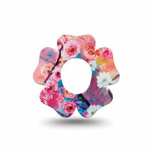 ExpressionMed Branching Out Dexcom G7 Flower Shape Single Woodland Expansion Patch CGM Design, Dexcom Stelo Glucose Biosensor System