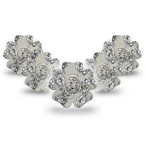 ExpressionMed Black Lace Dexcom G7 Flower Shape Tape, Dexcom Stelo Glucose Biosensor System, 5-Pack Tape and 5-Pack Sticker Stylish Pattern, Adhesive Tape CGM Design