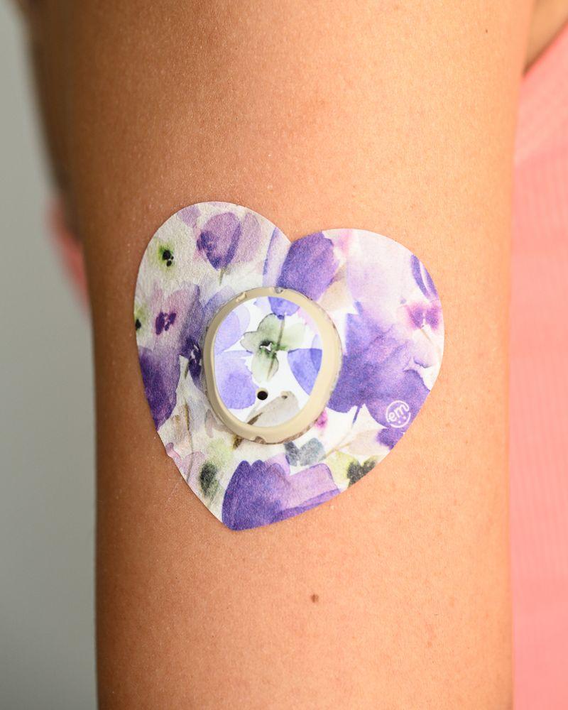 ExpressionMed Italian Blooms Dexcom G7 Transmitter Sticker