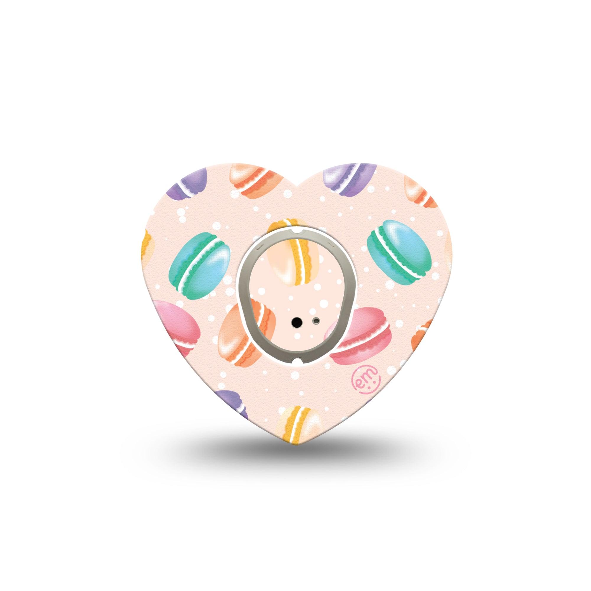 ExpressionMed Macarons Dexcom G7 Heart Patch