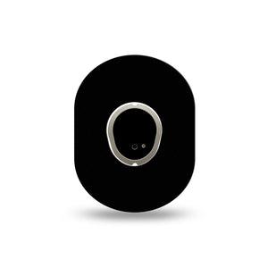 ExpressionMed Black Dexcom G7 Mini Tape, Dexcom Stelo Glucose Biosensor System, Single Tape and Single Sticker, Jet Black, Patch Continuous Glucose Monitor Design