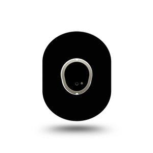 ExpressionMed Black Dexcom G7 Mini Tape, Dexcom Stelo Glucose Biosensor System, Single Tape and Single Sticker, Jet Black, Patch Continuous Glucose Monitor Design
