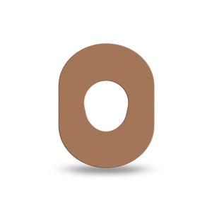ExpressionMed Skin Tone 03 - Caramel Dexcom G7 Mini Tape Skin Toned, CGM Fixing Ring Patch Design, Dexcom Stelo Glucose Biosensor System
