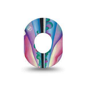 ExpressionMed Lake George Reflection Dexcom G7 Mini Tape Georgia Okeefe artwork plaster design, Dexcom Stelo Glucose Biosensor System