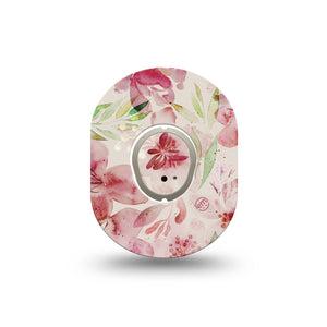 ExpressionMed Ethereal Spring Dexcom G7 Mini Tape, Dexcom Stelo Glucose Biosensor System, Single Tape and Single Sticker, Pretty Spring, Patch Continuous Glucose Monitor Design