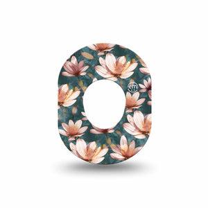 ExpressionMed ExpressionMed, Magnolia Dexcom G7 Mini Tape, Dexcom Stelo Glucose Biosensor System, Single Tape, Magnolia Tree Plaster Design, Dexcom Stelo Glucose Biosensor System