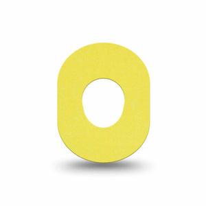 ExpressionMed Butter Yellow Dexcom G7 Mini Tape, Dexcom Stelo Glucose Biosensor System, Single Tape Solid Color, Patch Continuous Glucose Monitor Design