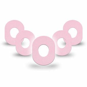 ExpressionMed Baby Pink Dexcom G7 Mini Tape, Dexcom Stelo Glucose Biosensor System, 5-Pack Tape Solid Baby Pink, Patch Continuous Glucose Monitor Design