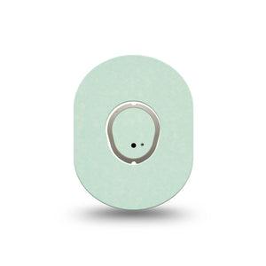 ExpressionMed Mint Green Dexcom G7 Mini Tape, Dexcom Stelo Glucose Biosensor System, Single Tape and Single Sticker Solid Color, Patch Continuous Glucose Monitor Design