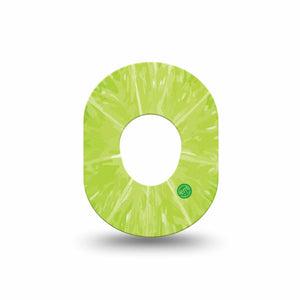 ExpressionMed Lime Dexcom G7 Mini Tape Citrus Fruit, CGM Overlay Patch Design, Dexcom Stelo Glucose Biosensor System