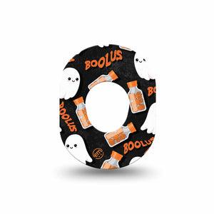 ExpressionMed Boolus Dexcom G7 Mini Tape, Dexcom Stelo Glucose Biosensor System, Single Tape, Friendly Ghosts, CGM Plaster Patch Design, Dexcom Stelo Glucose Biosensor System