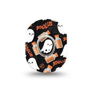 ExpressionMed Boolus Dexcom G7 Mini Tape, Dexcom Stelo Glucose Biosensor System, Single Tape and Single Sticker, Friendly Ghosts, Patch Continuous Glucose Monitor Design